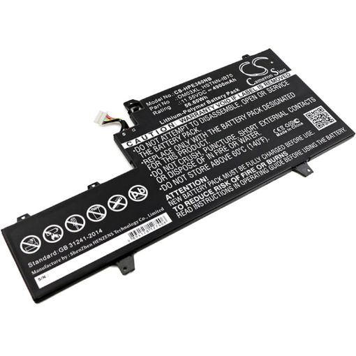 HP EliteBook x360 1030 G2 Battery (p/n 0M03XL 1GY29PA) - 1