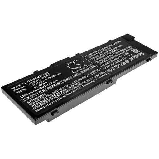Dell Precision M7710 M7510 7710 7520 7510 Battery (p/n 0FNY7 1G9VM) - 1