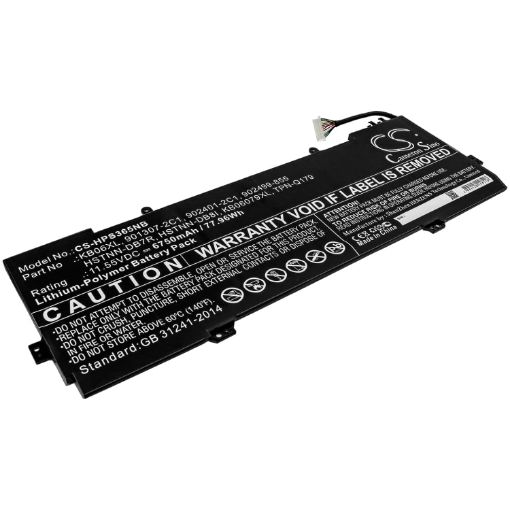 Battery for HP Spectre x360 Convertible 15-df Z6L02EA Z6K96EA - 1