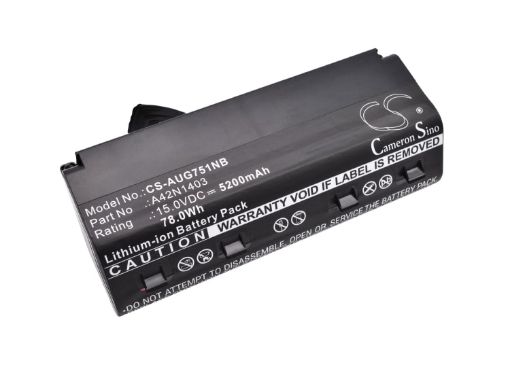 Asus ROG GFX71JY/JT/JM/G751JY Battery A42LM93 0B110-00290000M - 1