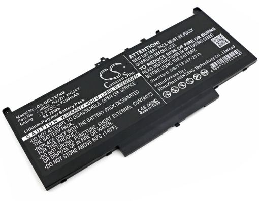 Dell Latitude E7470 E7270 Battery (p/n 0F1KTM 0MC34Y) - 1