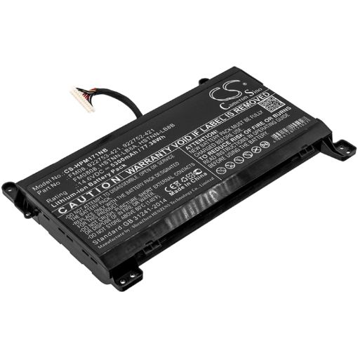 HP Omen 17-AN Series Battery (p/n 922752-421 922753-421) - 1