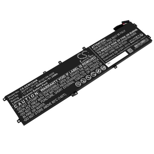 Dell XPS 15-9570 Battery (p/n 05041C 0GPM03) - 1