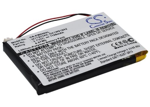 Battery for Palm Zire & Tungsten Series (p/n GA1W918A2 GA1W922A2) - 1