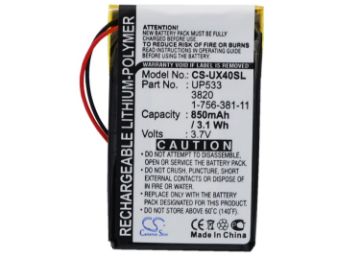 Picture of Battery for Sony Clie PEG-UX50 Clie PEG-UX40 (p/n 1-756-381-11 UP553)