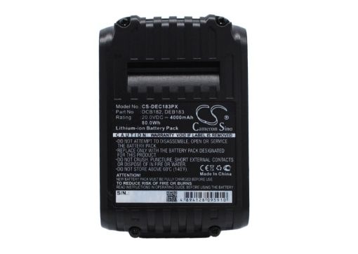 Dewalt DCS393 DCS381 DCS331 DCG412 DCF895 Battery DCB182 DCB183 - 1