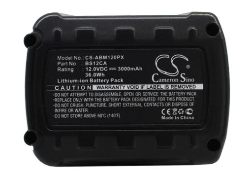 Aeg MC-BS12CA Battery (p/n BS12CA) Replacement - 1