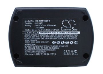 Metabo 9.6V Battery for ULA SBT9.6 SBP9.6 SB9.6 KSA9.6 (p/n 6.25471) - 1