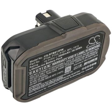 Ryobi ZRP813 RLT183225F P835 P813 Battery (p/n BPL-1815 BPL18151) - 1