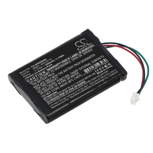Battery for Shure MXW8 MXW6 MXW1 Wireless Transmitters (p/n 95A16715) - 1