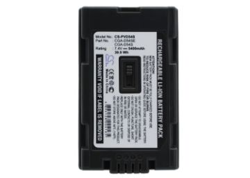 Battery for Panasonic NV-MX500 Series (CGA-D54 CGA-D54S) - 1