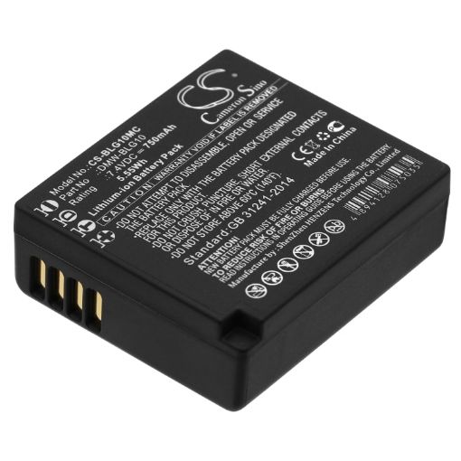 Battery for Panasonic Lumix DMC-ZS60 ZS110 ZS100 TZ85 TZ81 TZ101 DMW-BLG10 - 1
