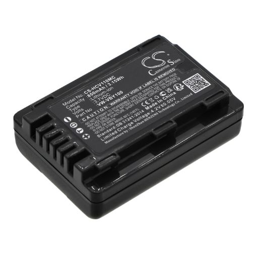 Battery for Panasonic HC-V201K V130K V110P-K V110 (VW-VBY100) - 1