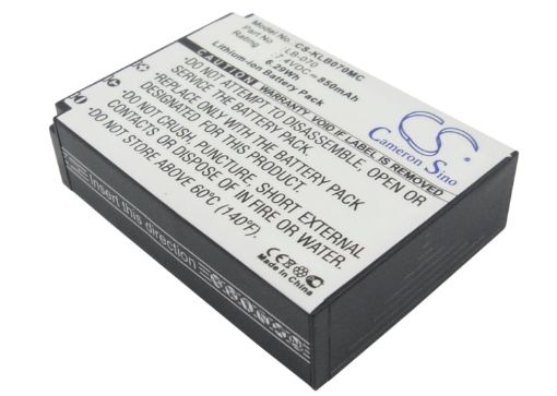Kodak PIXPRO S-1 AZ901 AZ652 AZ651 Battery LB-070 - 1
