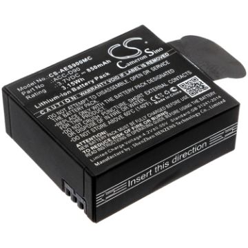 Aee S9A S91B S90 LyfeTitan LyfeSilver D90 Battery (ACC-D90) - 1