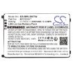 Motorola VL50 VL120 CLS Series Battery (p/n 56557 BAT56557) - 5