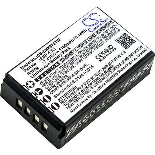 Battery for Standard Horizon HX890 HX870E HX870 SBR-13LI - 1