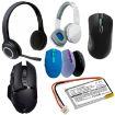 Logitech Wireless Headset H600 Battery 533-000069 AHB521630 - 5