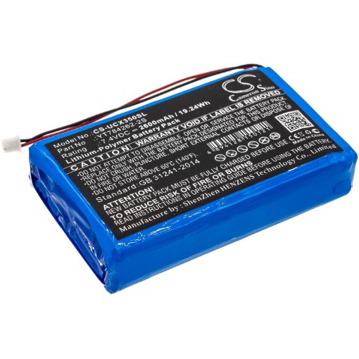 Uniwell CX3500 Battery (p/n YT784262-2S) Replacement - 1