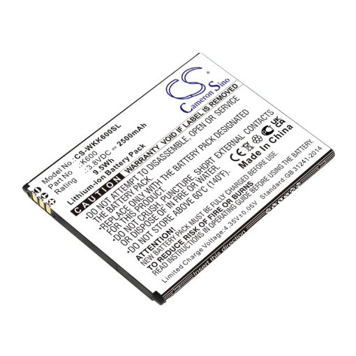 Wiko Tommy 3 K600 Battery (p/n K600) - 1