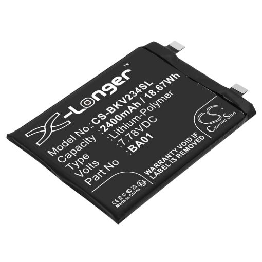 Vivo V2304A iQOO 11S 5G Battery (p/n BA01) Replacement - 1