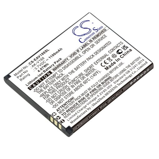 Emporia TOUCHsmart.2 V188 Battery (p/n AK-V188) - 1