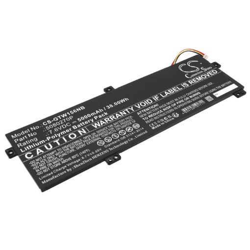 Gateway GWTN156-11BK Battery (p/n 5080270P U3576127) - 1