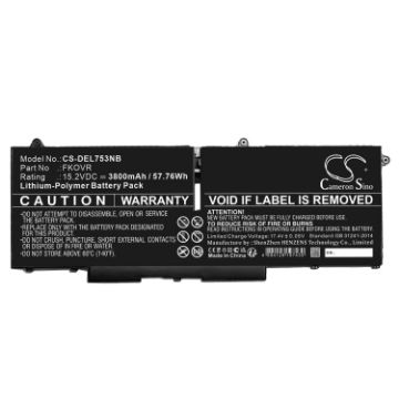 Dell Latitude 7530 7430 7330 5330 Battery (p/n 8H6WD 8P81K) - 1
