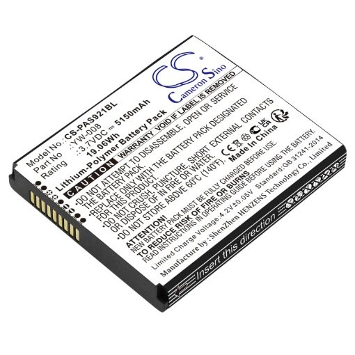 Pax A920 Pro Battery (p/n YW-008) Replacement - 1
