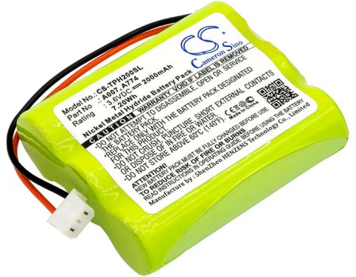 Battery for Tpi HXG-2D Gas Leak Detector (p/n 160AAH3BML A007) - 1