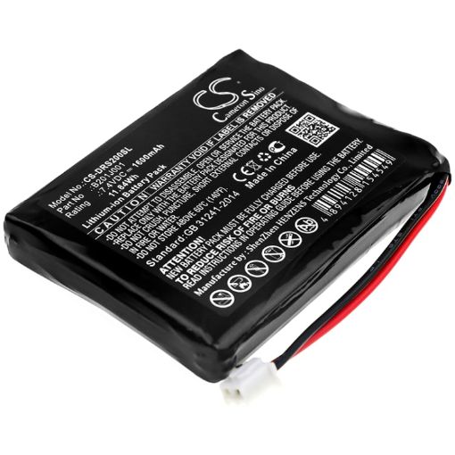 Battery for Deviser DS2000 Series (p/n B201J001) - 1