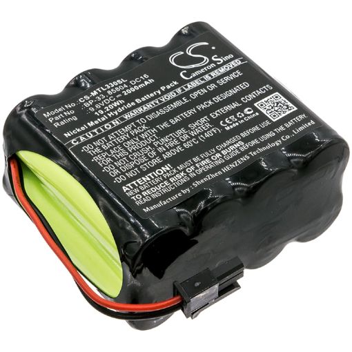 Battery for Martel BetaGauge 330 (p/n 85804 BP-33) - 1
