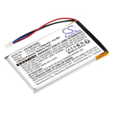 Battery for Garmin Nuvi 755T 755 750 (p/n 010-00583-00) - 1