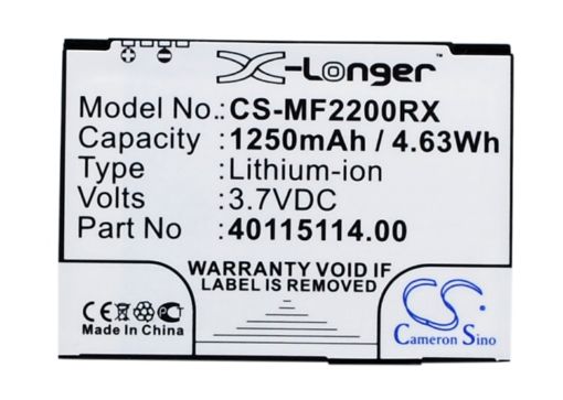 Novatel Wireless MiFi2200 Battery (p/n 3-1826107-9 40115114.00) - 1