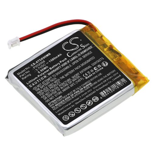 Alecto DVM-69 Battery (p/n P002088) Replacement - 1