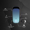 K65 Business Lavalier Bluetooth Earphone - Black - 3