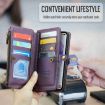 Samsung Galaxy A55 5G CaseMe C36 Wallet Phone Case (Purple) - 5