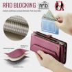 Samsung Galaxy A14 5G/4G CaseMe C36 Wallet Case (Wine Red) - 6
