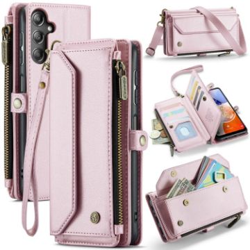 Samsung Galaxy A14 5G/4G CaseMe C36 Wallet Case (Pink) - 1