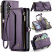Samsung Galaxy S24+ 5G CaseMe C36 Zipper Wallet RFID Leather Case - 1