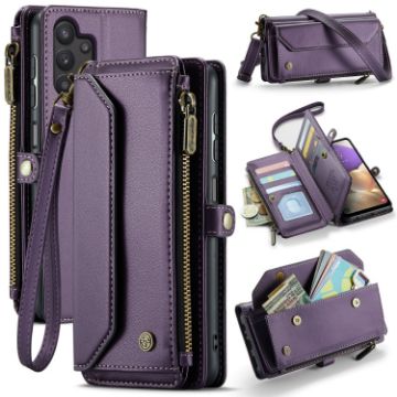 Samsung Galaxy A32 5G CaseMe C36 Wallet Phone Case (Purple) - 1