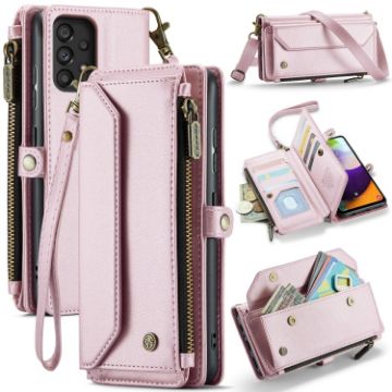 Samsung Galaxy A52/A52s 5G CaseMe C36 Zipper Wallet RFID Anti-theft Leather Case - 1