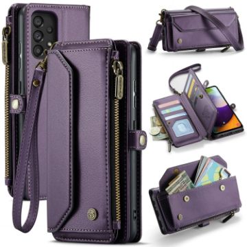 Samsung Galaxy A52/A52s 5G CaseMe C36 Zipper Wallet RFID Leather Case - 1