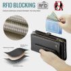 Samsung Galaxy S22+ 5G CaseMe C36 Zipper Wallet RFID Leather Case - 6