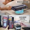Samsung Galaxy S22 Ultra 5G CaseMe C36 Zipper Wallet RFID Leather Case - 5
