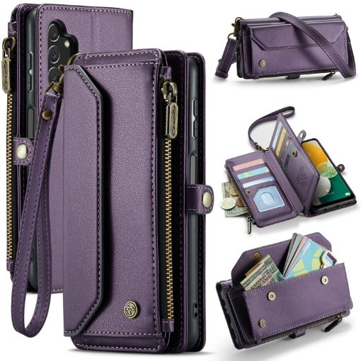 Samsung Galaxy A13 5G/4G CaseMe C36 Wallet Case (Purple) - 1