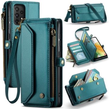 Samsung Galaxy A33 5G CaseMe C36 Wallet Phone Case (Blue-green) - 1