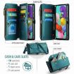 Samsung Galaxy A51 4G CaseMe C36 Wallet Case (Blue-green) - 3