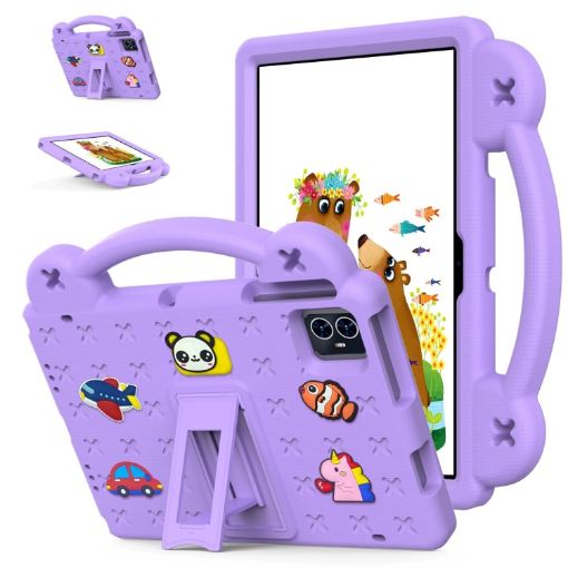 Walmart ONN 10.1 Gen4 2024 Kids Tablet Case - Light Purple - 1