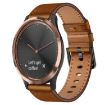 Garmin Vivomove HR 20mm Leather Watch Band - Red Brown - 1